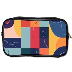  Minimalist Pattern With Simple Lines And Shapes, Creating A Clean And Modern Aesthe Toiletries Bag (one Side)