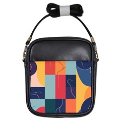  Minimalist Pattern With Simple Lines And Shapes, Creating A Clean And Modern Aesthe Girls Sling Bag