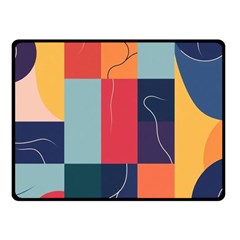  Minimalist Pattern With Simple Lines And Shapes, Creating A Clean And Modern Aesthe Fleece Blanket (small)