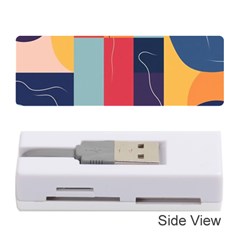  Minimalist Pattern With Simple Lines And Shapes, Creating A Clean And Modern Aesthe Memory Card Reader (stick)