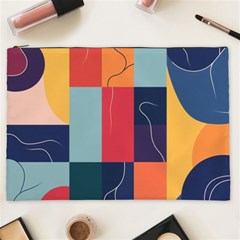  Minimalist Pattern With Simple Lines And Shapes, Creating A Clean And Modern Aesthe Cosmetic Bag (xxl)