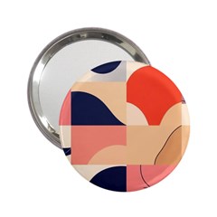 Minimalist Pattern With Simple Lines And Shapes, Creating A Clean And Modern Aesthe 2 25  Handbag Mirrors