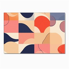 Minimalist Pattern With Simple Lines And Shapes, Creating A Clean And Modern Aesthe Postcard 4 x 6  (pkg Of 10) by myclothy