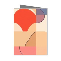 Minimalist Pattern With Simple Lines And Shapes, Creating A Clean And Modern Aesthe Mini Greeting Cards (pkg Of 8) by myclothy