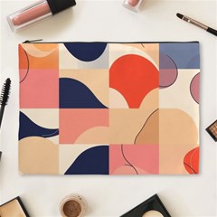 Minimalist Pattern With Simple Lines And Shapes, Creating A Clean And Modern Aesthe Cosmetic Bag (xl)