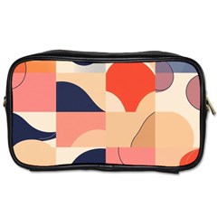 Minimalist Pattern With Simple Lines And Shapes, Creating A Clean And Modern Aesthe Toiletries Bag (one Side)