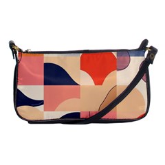 Minimalist Pattern With Simple Lines And Shapes, Creating A Clean And Modern Aesthe Shoulder Clutch Bag