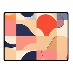 Minimalist Pattern With Simple Lines And Shapes, Creating A Clean And Modern Aesthe Fleece Blanket (small)