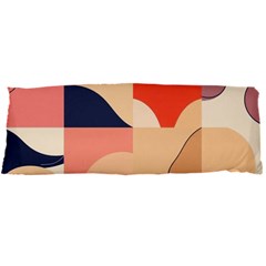 Minimalist Pattern With Simple Lines And Shapes, Creating A Clean And Modern Aesthe 21 x60  Body Pillow Case Dakimakura (two Sides)