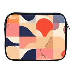 Minimalist Pattern With Simple Lines And Shapes, Creating A Clean And Modern Aesthe Apple Ipad 2/3/4 Zipper Cases