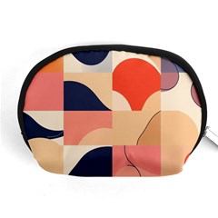 Minimalist Pattern With Simple Lines And Shapes, Creating A Clean And Modern Aesthe Accessory Pouch (medium)