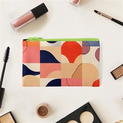 Minimalist Pattern With Simple Lines And Shapes, Creating A Clean And Modern Aesthe Cosmetic Bag (xs)