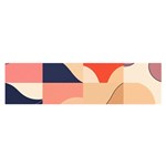 Minimalist Pattern With Simple Lines And Shapes, Creating A Clean And Modern Aesthe Oblong Satin Scarf (16  x 60 ) Front