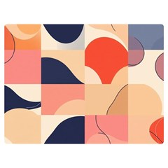 Minimalist Pattern With Simple Lines And Shapes, Creating A Clean And Modern Aesthe Premium Plush Fleece Blanket (extra Small) by myclothy