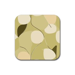 Minimalist Pattern With Simple Lines And Shapes, Creating A Clean And Modern Aesthetic 01 Rubber Coaster (square)