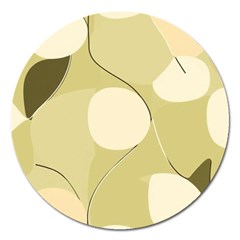 Minimalist Pattern With Simple Lines And Shapes, Creating A Clean And Modern Aesthetic 01 Magnet 5  (round)