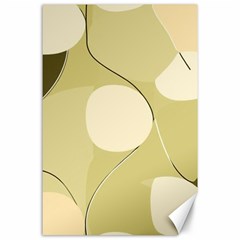 Minimalist Pattern With Simple Lines And Shapes, Creating A Clean And Modern Aesthetic 01 Canvas 24  X 36 