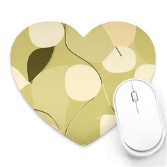 Minimalist Pattern With Simple Lines And Shapes, Creating A Clean And Modern Aesthetic 01 Heart Mousepad by myclothy