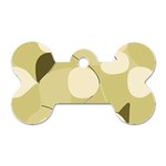 Minimalist Pattern With Simple Lines And Shapes, Creating A Clean And Modern Aesthetic 01 Dog Tag Bone (Two Sides) Front