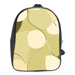 Minimalist Pattern With Simple Lines And Shapes, Creating A Clean And Modern Aesthetic 01 School Bag (large)