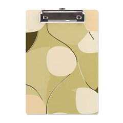 Minimalist Pattern With Simple Lines And Shapes, Creating A Clean And Modern Aesthetic 01 A5 Acrylic Clipboard