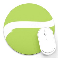 A Minimalist Pattern With Simple Lines And Shapes, Creating A Clean And Modern Aesthetic 02 Round Mousepad