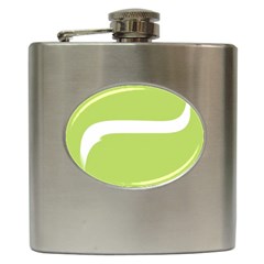 A Minimalist Pattern With Simple Lines And Shapes, Creating A Clean And Modern Aesthetic 02 Hip Flask (6 Oz)