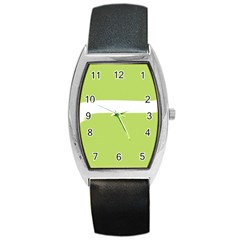 A Minimalist Pattern With Simple Lines And Shapes, Creating A Clean And Modern Aesthetic 02 Barrel Style Metal Watch