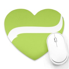 A Minimalist Pattern With Simple Lines And Shapes, Creating A Clean And Modern Aesthetic 02 Heart Mousepad