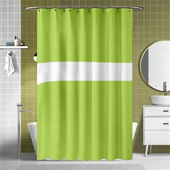 A Minimalist Pattern With Simple Lines And Shapes, Creating A Clean And Modern Aesthetic 02 Shower Curtain 48  X 72  (small) 