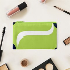 A Minimalist Pattern With Simple Lines And Shapes, Creating A Clean And Modern Aesthetic 02 Cosmetic Bag (xs) by myclothy