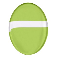 A Minimalist Pattern With Simple Lines And Shapes, Creating A Clean And Modern Aesthetic 02 Oval Glass Fridge Magnet (4 Pack)