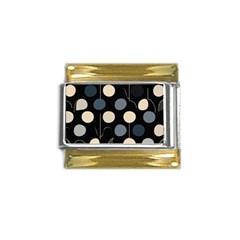 A Minimalist Pattern With Simple Lines And Shapes, Creating A Clean And Modern Aesthetic 03 Gold Trim Italian Charm (9mm)