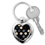 A Minimalist Pattern With Simple Lines And Shapes, Creating A Clean And Modern Aesthetic 03 Key Chain (Heart) Front