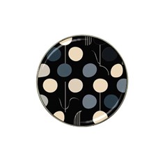 A Minimalist Pattern With Simple Lines And Shapes, Creating A Clean And Modern Aesthetic 03 Hat Clip Ball Marker (4 Pack)