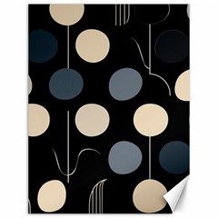 A Minimalist Pattern With Simple Lines And Shapes, Creating A Clean And Modern Aesthetic 03 Canvas 12  X 16 