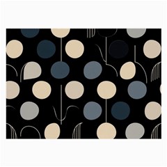 A Minimalist Pattern With Simple Lines And Shapes, Creating A Clean And Modern Aesthetic 03 Large Glasses Cloth (2 Sides)