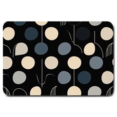 A Minimalist Pattern With Simple Lines And Shapes, Creating A Clean And Modern Aesthetic 03 Large Doormat