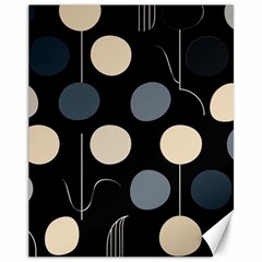 A Minimalist Pattern With Simple Lines And Shapes, Creating A Clean And Modern Aesthetic 03 Canvas 11  X 14 