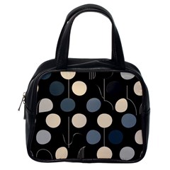 A Minimalist Pattern With Simple Lines And Shapes, Creating A Clean And Modern Aesthetic 03 Classic Handbag (one Side)