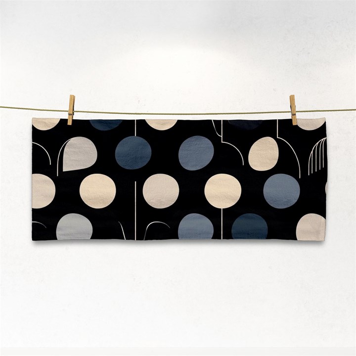 A Minimalist Pattern With Simple Lines And Shapes, Creating A Clean And Modern Aesthetic 03 Hand Towel