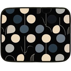 A Minimalist Pattern With Simple Lines And Shapes, Creating A Clean And Modern Aesthetic 03 Fleece Blanket (mini)