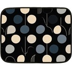 A Minimalist Pattern With Simple Lines And Shapes, Creating A Clean And Modern Aesthetic 03 Fleece Blanket (Mini) 35 x27  Blanket