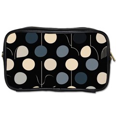 A Minimalist Pattern With Simple Lines And Shapes, Creating A Clean And Modern Aesthetic 03 Toiletries Bag (two Sides) by myclothy