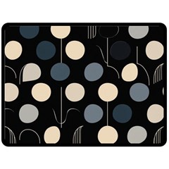 A Minimalist Pattern With Simple Lines And Shapes, Creating A Clean And Modern Aesthetic 03 Fleece Blanket (large)