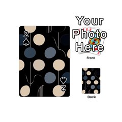 A Minimalist Pattern With Simple Lines And Shapes, Creating A Clean And Modern Aesthetic 03 Playing Cards 54 Designs (mini)