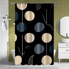 A Minimalist Pattern With Simple Lines And Shapes, Creating A Clean And Modern Aesthetic 03 Shower Curtain 48  X 72  (small) 