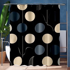 A Minimalist Pattern With Simple Lines And Shapes, Creating A Clean And Modern Aesthetic 03 Shower Curtain 60  X 72  (medium)  by myclothy