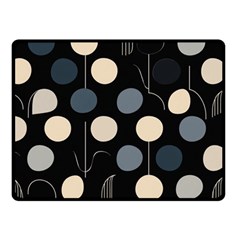 A Minimalist Pattern With Simple Lines And Shapes, Creating A Clean And Modern Aesthetic 03 Two Sides Fleece Blanket (small)