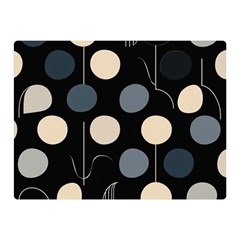 A Minimalist Pattern With Simple Lines And Shapes, Creating A Clean And Modern Aesthetic 03 Two Sides Premium Plush Fleece Blanket (mini)